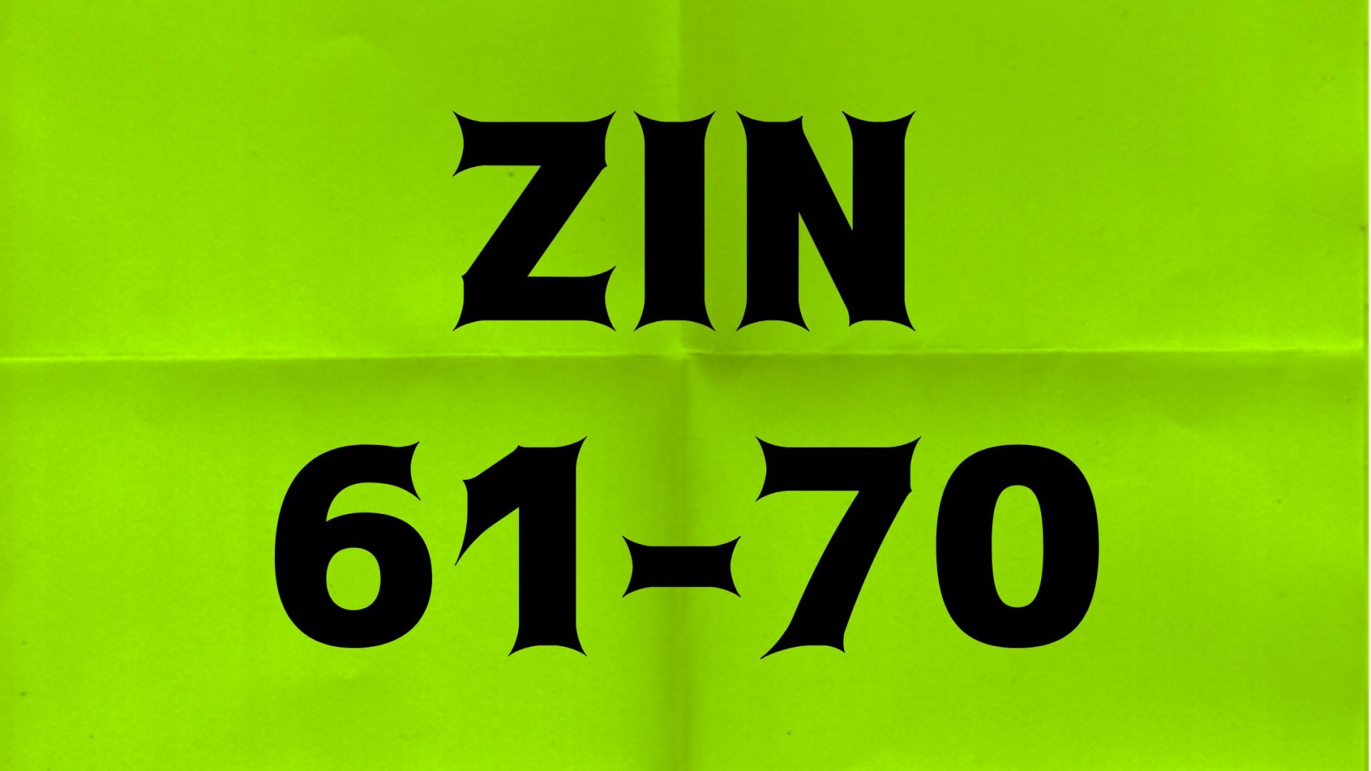 ZIN 61-70